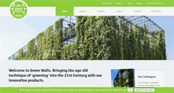 Desktop Screenshot of green-walls.co.uk